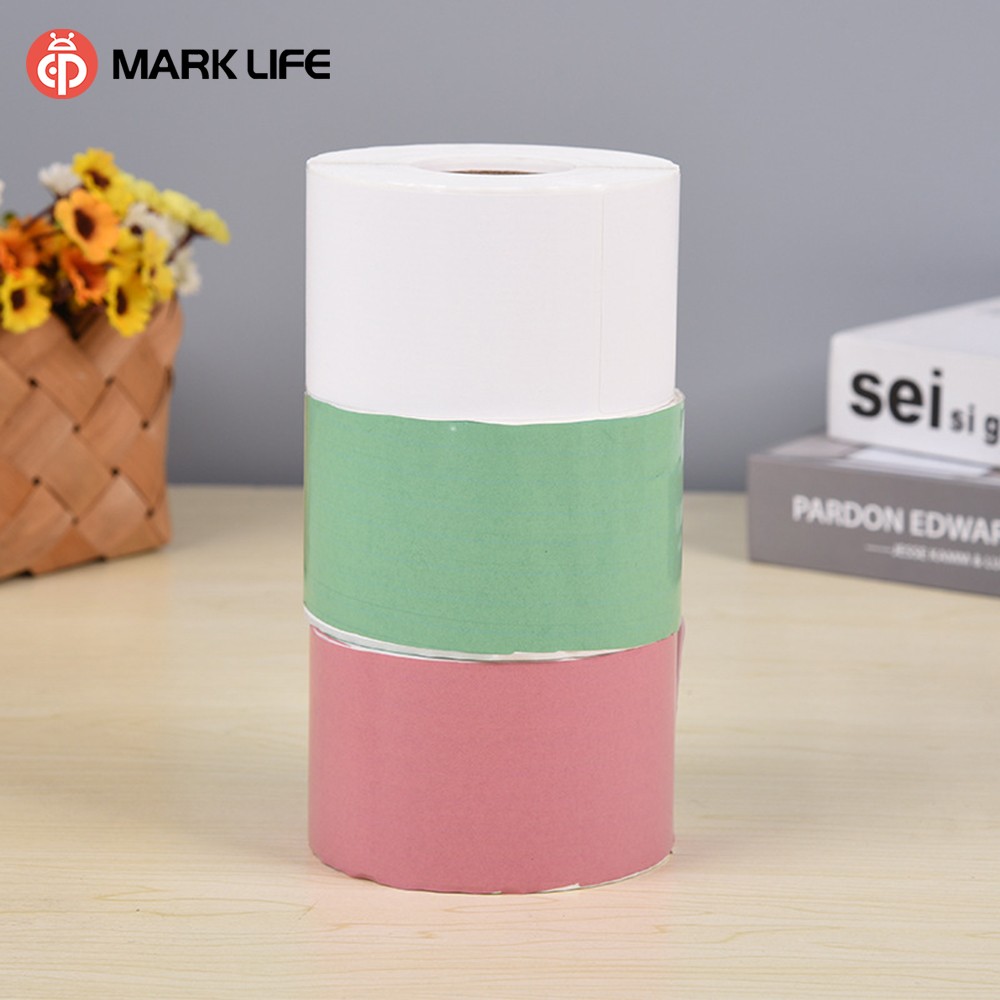 Thermal Label Paper Waterproof Label Paper Color Transparent Label Stickers