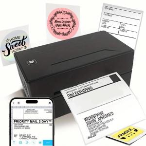 Low cost high performance Marklife D100 4inch desktop thermal barcode printer USB label printer barcode printing machine - 副本