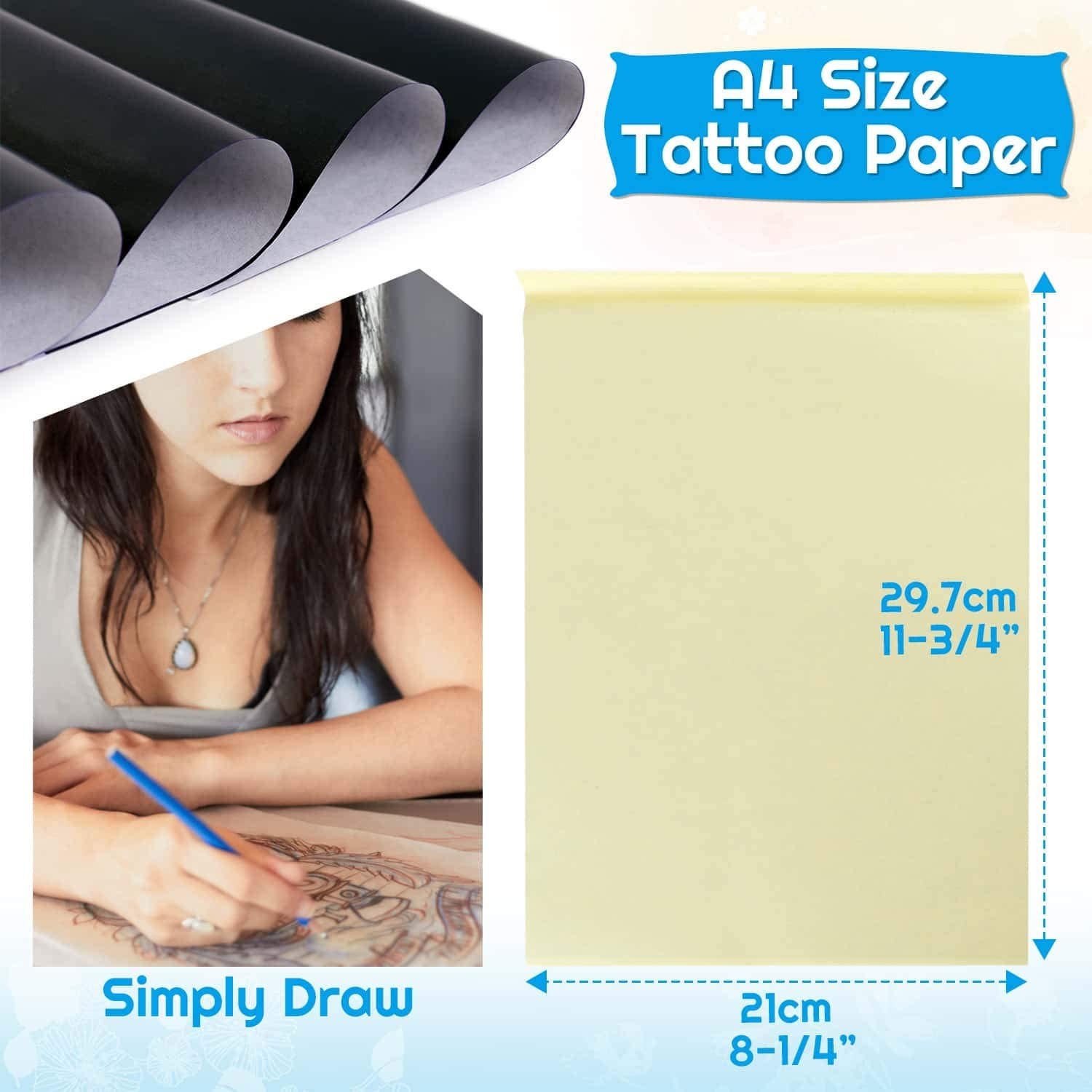 HOW TO USE TATTOO TRANSFER PAPER BY HAND WITHOUT A THERMAL COPIER 