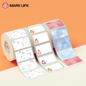 防水感熱ラベル用紙 透明カラーラベルシール