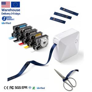 Marklife R15 Ribbon / Iron-on Hot Stamping Label Printer DIY Label Maker Thermal Transfer Machine Wireless 12mm 203dpi for Gift